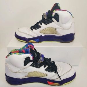 Size 6.5 Y Jordan 5 Retro Alternate Bel-Air Court Purple Ghost Green Racer Pink